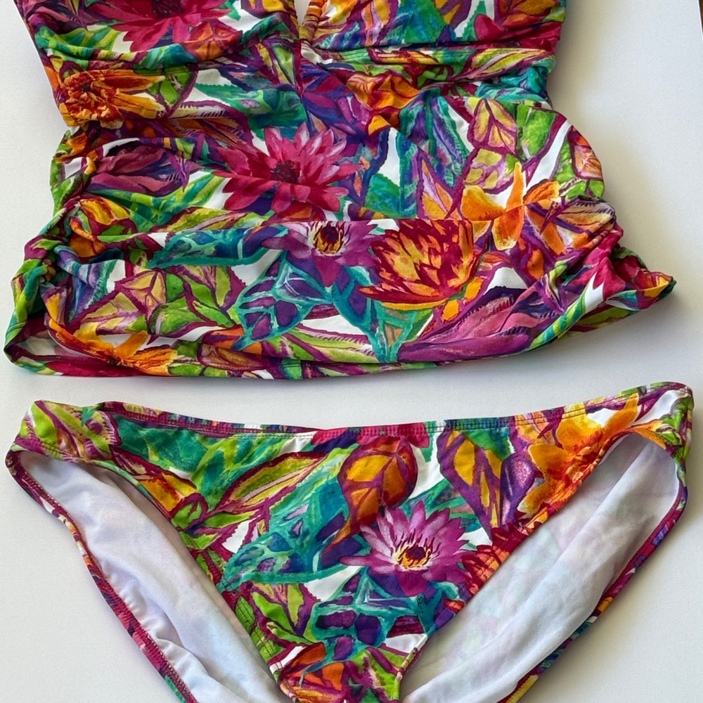 NWT Ralph Lauren Multicolor Floral Bikini